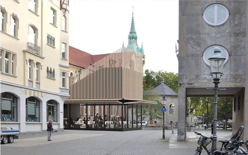 Architekturpavillon auf dem Domplatz: Siegerentwurf gekürt