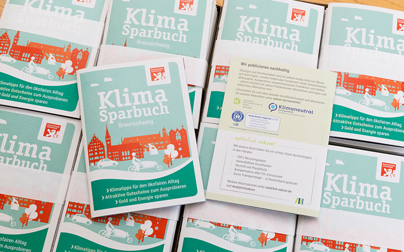 Klimasparbuch Braunschweig erscheint im Taschenformat